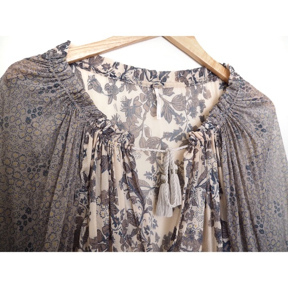 Free People Hendrix Floral Blouse - Picture 6 of 8